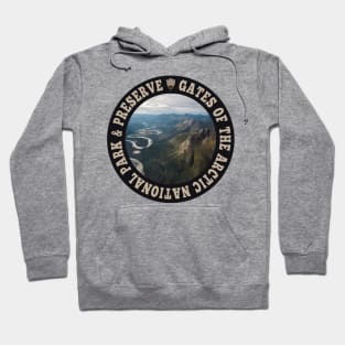 Gates of the Arctic National Park & Preserve circle Hoodie